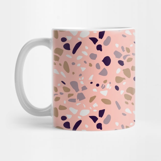 Modern Pink Terrazzo by Pulpixel